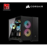 Corsair 2500D AIRFLOW Mid-Tower Dual Chamber PC Case, Black | Corsair