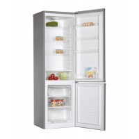 Candy CCG1S 518EX Refrigerator, E, Free standing, Combi, Height 179,4 cm, Fridge net 188 L, Freezer net 64 L, Stainless Steel