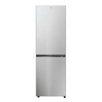 Candy CNCQ2T618EX Refrigerator, E, Free standing, Combi, Height 1850 cm, Fridge net 235 L, Freezer net 120 L, Inox