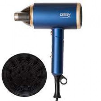 Camry CR 2268 Hair dryer, 1800W ION, Diffuser, Blue/Gold Camry Camry CR 2268 Hair dryer, 1800W ION, Diffuser, Blue/Gold Camry