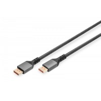 DIGITUS 16K DisplayPort Connection Cable, Version 2.1, 1m, 80G, Black | Digitus DIGITUS 16K DisplayPort Connection Cable, Version 2.1, 1m, 80G, Black | Digitus