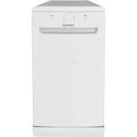 Indesit DF9E 1B10 Dishwasher, Free standing, F, Width 45 cm, 9 place settings, White