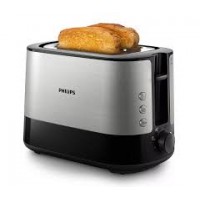 Philips HD2635/90 Viva Collection Toaster, Stainless Steel/Black