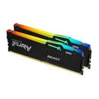 Kingston Fury Beast 16GB DDR5, 6000 MHz, CL36, 288-Pin, DIMM Kit (8GB x 2) Kingston