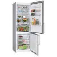 Bosch KGN497ICT Refrigerator, Free-standing, Combi, Height 203 cm, C, Fridge 311 L, Freezer 129 L, Stainless Steel with anti-fin