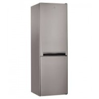 Indesit LI9 S2E S Refrigerator, E, Free-standing, Height 201.3 cm, Net fridge 261 L, Net freezer 111 L, Stainless Steel