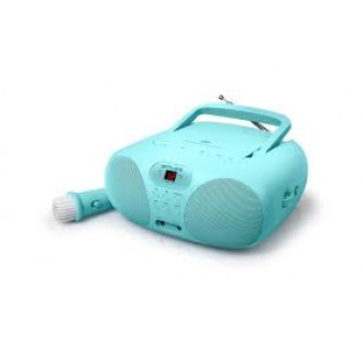 Muse MD-203 KB Portable Sing-A-Long Radio CD Player, Blue Muse Muse MD-203 KB Portable Sing-A-Long Radio CD Player, Blue Muse