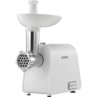 Gorenje MG1602W Meat grinder, 1600 W, Grinding capacity (kg/min): 1.9, White