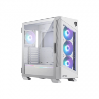MSI MPG VELOX 100R White PC Case, Mid-Tower, USB 3.2, Audio-out, Mic-in MSI MPG VELOX 100R White PC Case, Mid-Tower, USB 3.2, Audio-out, Mic-in