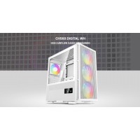 Deepcool CH560 Digital MID TOWER CASE, White Deepcool CH560 Digital MID TOWER CASE, White