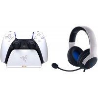 Razer Kaira Gaming Headset for Xbox & Razer Charging Stand, White - Legendary Duo Bundle
