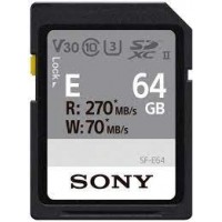 Sony 64GB SF-E SDXC Class10 UHS-II U3 V30 Memory Card Sony
