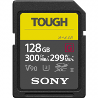 Sony 128GB SDXC card Tough series, Class 10, UHS-II Sony 128GB SDXC card Tough series, Class 10, UHS-II