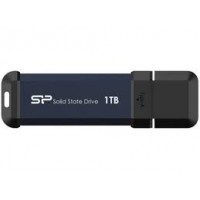 SILICON POWER Portable SSD MS60 Discover Future-Forward SSD, 1TB, Blue Silicon Power