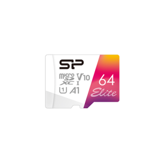 SILICON POWER 64GB Mobile Card TF_SDXC UHS-IU1A1, V10 Color, SR104, W/A