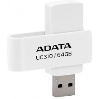 ADATA UC310 64GB USB Flash Drive, White ADATA ADATA UC310 64GB USB Flash Drive, White ADATA