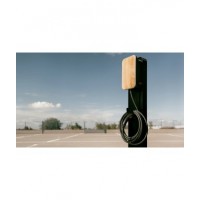 VOOL 22kW EV Charger 6.5M cable 4G/wifi/BT, Wood Grain Light