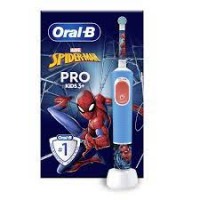 Oral-B Vitality PRO Kids Spiderman Electric Toothbrush, Blue | Oral-B