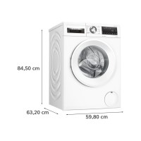 Bosch | Washing Machine | WGG244ZMSN | Front loading | Washing capacity 9 kg | 1400 RPM | Depth 59 cm | Width 60 cm | LED | Stea