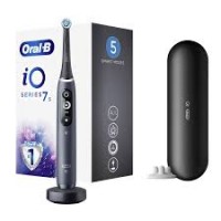 Oral-B iO7s Series Electric Toothbrush, Black Onyx + Travel case | Oral-B