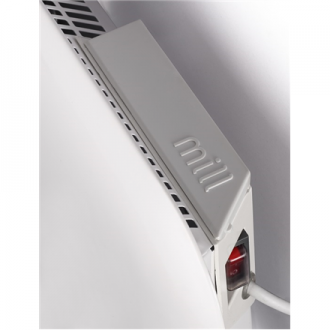 Mill Steel IB900DN Panel Heater, 900 W, Suitable for rooms up to 15 m , Number of fins Inapplicable, White