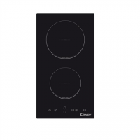 Candy Domino CDH 30 Vetroceramic, Number of burners/cooking zones 2, Black, Display, Timer