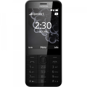 Nokia 230 Dark Silver, 2.8 