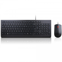 Lenovo Essential Keyboard and Mouse Combo 4X30L79922 Wired, USB, Keyboard layout US with EURO symbol, USB, Black, No, Wireless c
