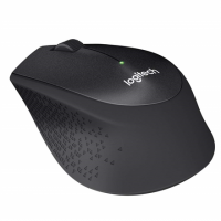 Logitech Mouse M330 SILENT PLUS Wireless, No, Black, Wireless connection