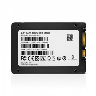 ADATA Ultimate SU630 3D NAND SSD 960 GB, SSD form factor 2.5 , SSD interface SATA, Write speed 450 MB/s, Read speed 520 MB/s ADATA Ultimate SU630 3D NAND SSD 960 GB, SSD form factor 2.5 , SSD interface SATA, Write speed 450 MB/s, Read speed 520 MB/s
