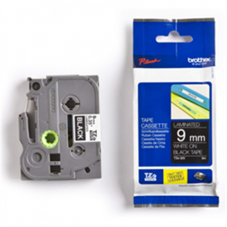 Brother TZe-325 Laminated Tape White on Black, TZe, 8 m, 9 mm