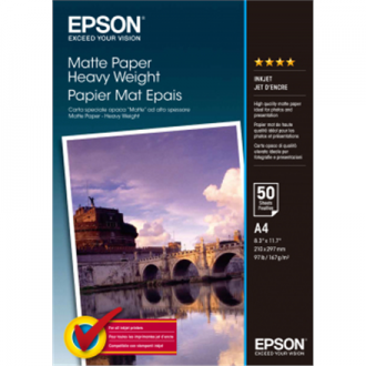 Epson Matte Paper Heavy Weight, DIN A4, 167g/m , 50 Sheets