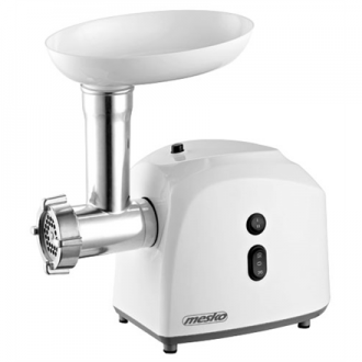 Mesko MS 4805 Meat mincer, Power 600W, Bowl, Middle size sieve, Mince sieve, Poppy sieve, Plunger, Sausage filler Mesko Mesko MS Mesko MS 4805 Meat mincer, Power 600W, Bowl, Middle size sieve, Mince sieve, Poppy sieve, Plunger, Sausage filler Mesko Mesko MS