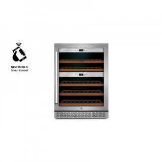 Caso Wine cooler WineChef Pro 40 Free standing, Showcase, Bottles capacity 40, Silver