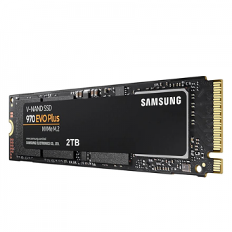 Samsung 970 Evo Plus 2000 GB, SSD interface M.2 NVME, Write speed 3300 MB/s, Read speed 3500 MB/s