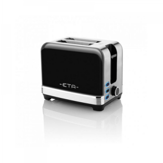 ETA STORIO Toaster ETA916690020 Black, Stainless steel, 930 W, Number of power levels 7,