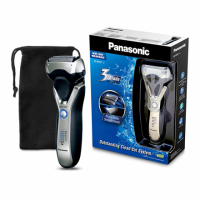 Panasonic Shaver ES-RT67-S503 Wet use, Rechargeable, Charging time 1 h, Li-Ion, Number of shaver heads/blades 3 blades, Black/ s