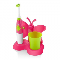 ETA Toothbrush with water cup and holder Sonetic 1294 90070 For kids, Pink / light green, 2, Number of brush heads included 2 ETA Toothbrush with water cup and holder Sonetic 1294 90070 For kids, Pink / light green, 2, Number of brush heads included 2