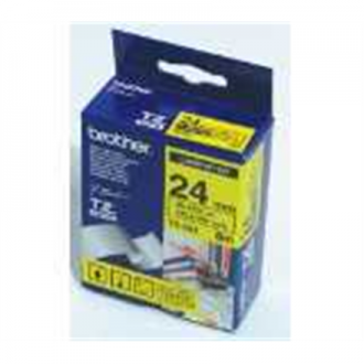 Brother TZe-651 Laminated Tape Black On Yellow, TZe, 8 m, 2.4 cm