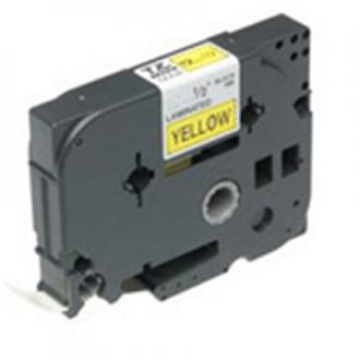 Brother TZe-651 Laminated Tape Black On Yellow, TZe, 8 m, 2.4 cm