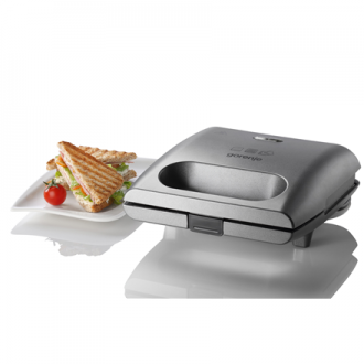 Gorenje Grill SM703GCG Contact grill, 700 W, Diameter 10 x 20 cm, Grey