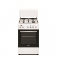 Simfer Cooker 4403SERBB Hob type Gas, Oven type Electric, White, Width 50 cm, Electronic ignition, 48 L, Depth 55 cm, A
