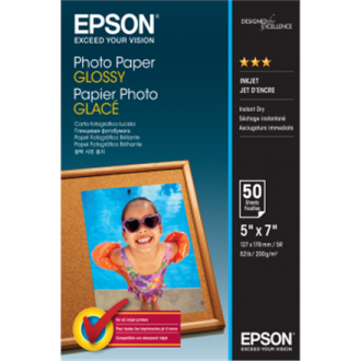 Epson Photo Paper Glossy 50 sheets, 13 x 18 cm, 200 g/m 