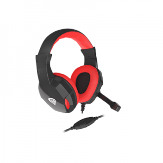 GENESIS ARGON 110 Gaming Headset, On-Ear, Wired, Microphone, Black/Red