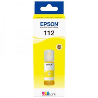 Epson 112 EcoTank Pigment C13T06C44A Ink Bottle, Yellow Epson 112 EcoTank Pigment C13T06C44A Ink Bottle, Yellow