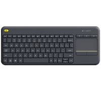 Logitech K400 Plus Wireless Touch Keyboard, Wireless, Keyboard layout QWERTY, USB port, Wireless connection Logitech 2.4 GHz Wir Logitech K400 Plus Wireless Touch Keyboard, Wireless, Keyboard layout QWERTY, USB port, Wireless connection Logitech 2.4 GHz Wir