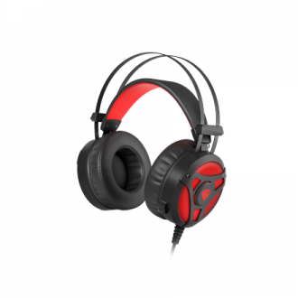 Genesis Gaming Headset Neon 360 Stereo Built-in microphone, Black/Red, Wired Genesis Gaming Headset Neon 360 Stereo Built-in microphone, Black/Red, Wired