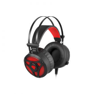 Genesis Gaming Headset Neon 360 Stereo Built-in microphone, Black/Red, Wired Genesis Gaming Headset Neon 360 Stereo Built-in microphone, Black/Red, Wired