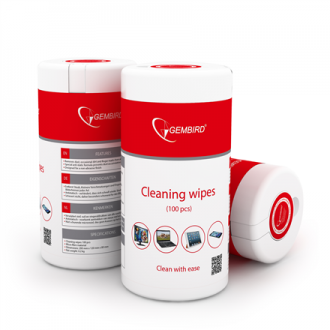 Gembird CK-WW100-01 Cleaning wipes, 100 pcs, LCD and TFT Screens Gembird CK-WW100-01 Cleaning wipes, 100 pcs, LCD and TFT Screens