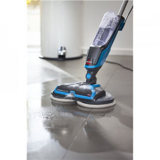 Bissell SpinWave Corded operating, Wet cleaning, Power 105 W, Blue/Titanium